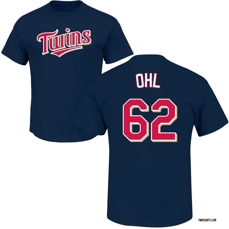 Youth Pierson Ohl Minnesota Twins Roster Name & Number T-Shirt - Navy