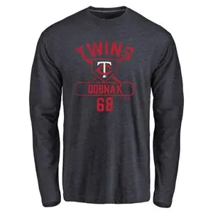 Youth Randy Dobnak Minnesota Twins Base Runner Tri-Blend Long Sleeve T-Shirt - Navy