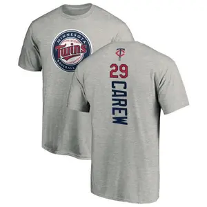 Youth Rod Carew Minnesota Twins Backer T-Shirt - Ash