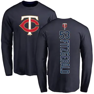Youth Ryan Fitzgerald Minnesota Twins Backer Long Sleeve T-Shirt - Navy