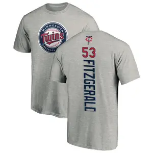 Youth Ryan Fitzgerald Minnesota Twins Backer T-Shirt - Ash