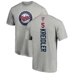 Youth Ryan Kreidler Minnesota Twins Backer T-Shirt - Ash