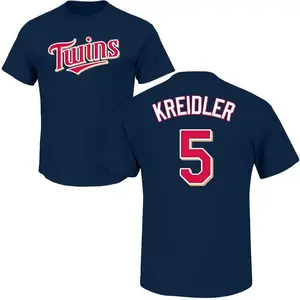 Youth Ryan Kreidler Minnesota Twins Roster Name & Number T-Shirt - Navy