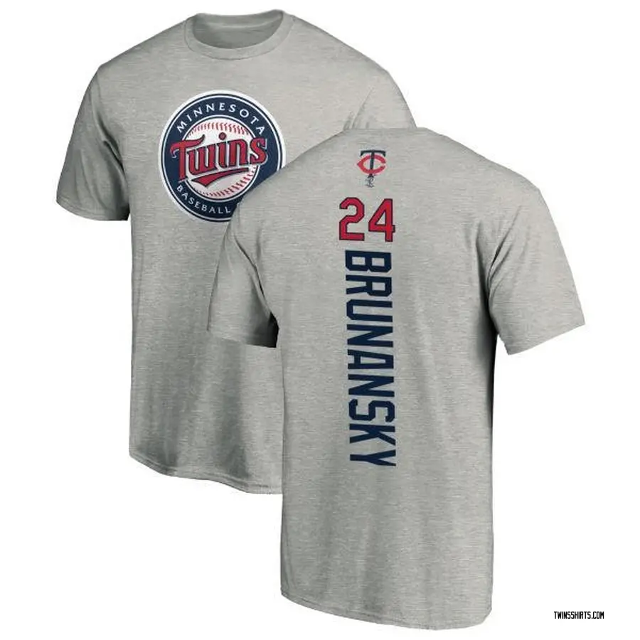 Youth Tom Brunansky Minnesota Twins Backer T-Shirt - Ash