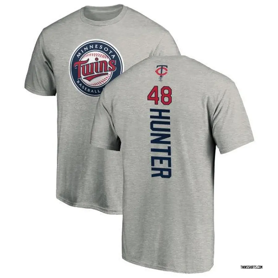 Youth Torii Hunter Minnesota Twins Backer T-Shirt - Ash