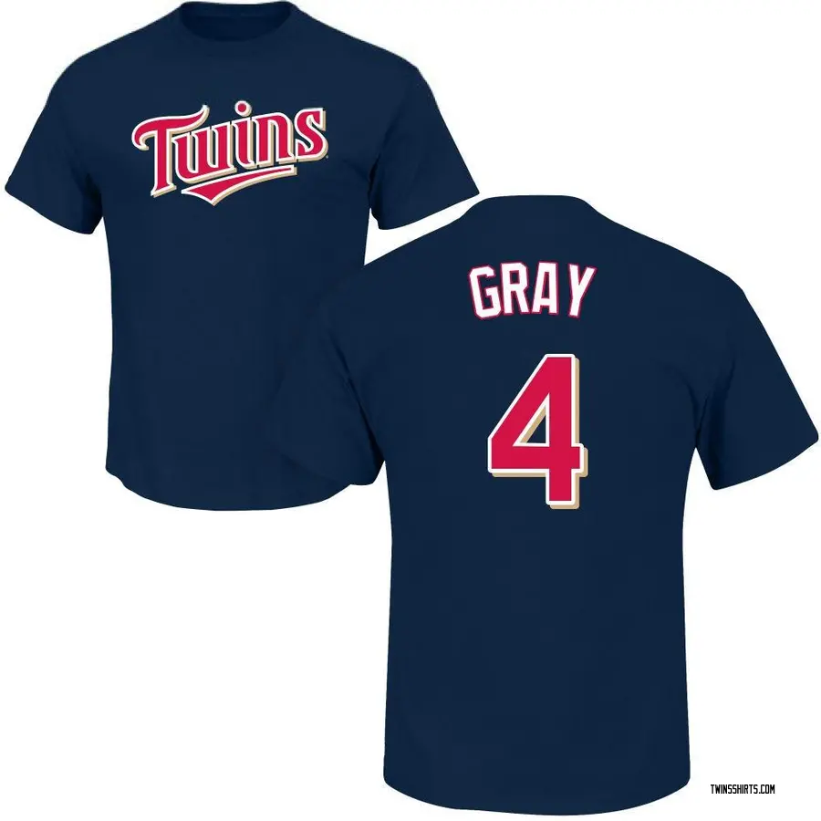 Youth Tristan Gray Minnesota Twins Roster Name & Number T-Shirt - Navy