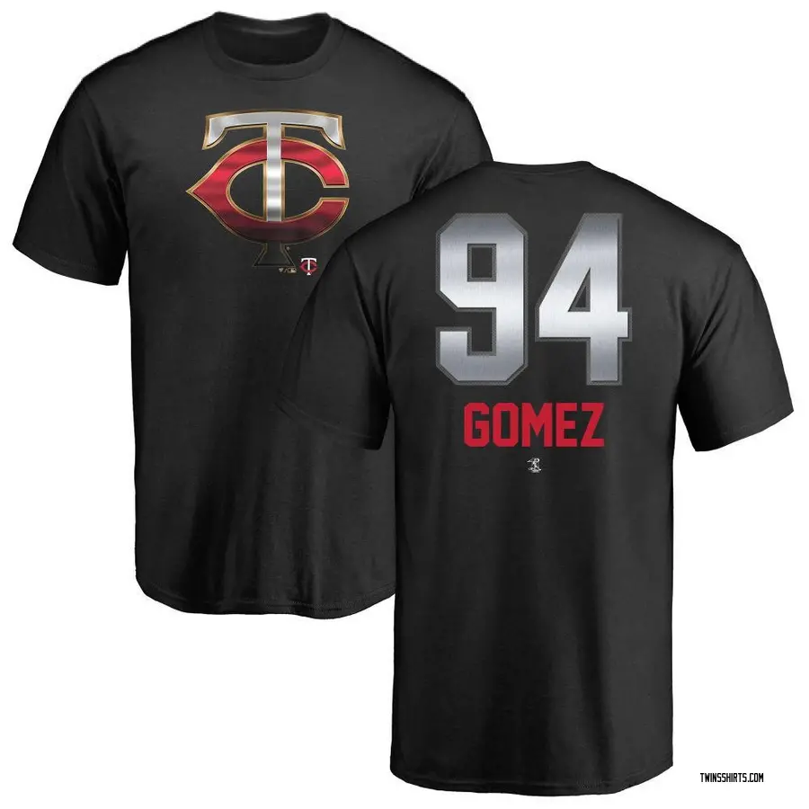 Youth Yoendrys Gomez Minnesota Twins Midnight Mascot T-Shirt - Black